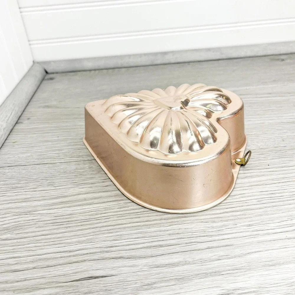 Vintage Copper Heart Jello Mold – Kitchen Wall Decor